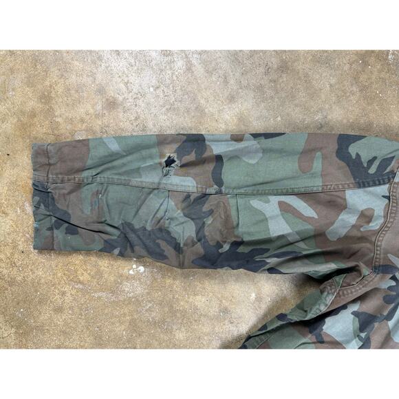 VTG US Army Chemical Protective Jacket Olive Drab‎ Large 80s Military Surplus - Picture 9 of 10